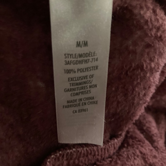 Velour Mock Turtleneck Pullover - Picture 4 of 6